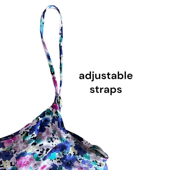 MI AMI Floral Spaghetti Strap Dress Ladies Size M - Picture 4 of 6